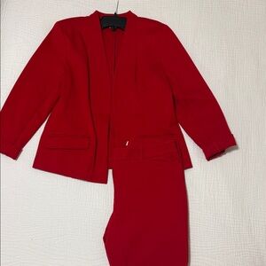 Elegant Red Women’s pant Suit
